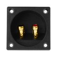 EXCIXING Wire Spring Terminal Cup Square Speaker 2 Positions for DIY