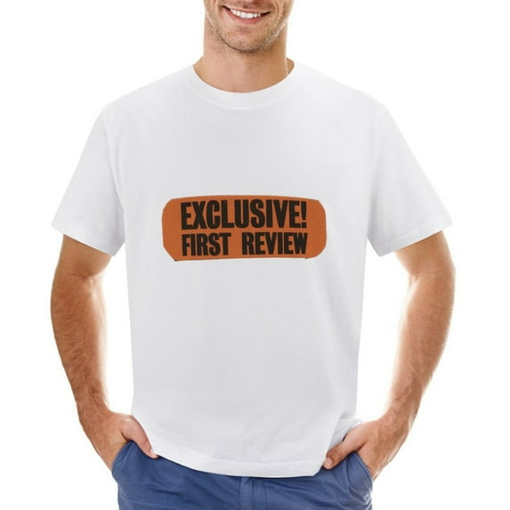 EXCLUSIVE First Review Men’s Graphic T-shirt Vintage Short Sleeve Sport Tee White L