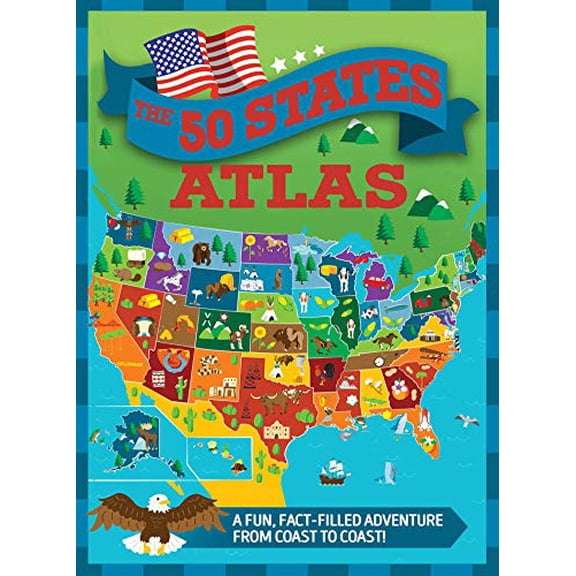 Pre-Owned (exclusive Only) the 50 States Atlas (Hardcover) 1684126207 9781684126200