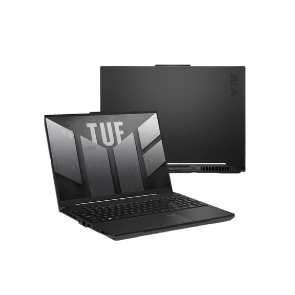 EXCaliberPC 2023 ASUS TUF Gaming A16 FA617NS-A16.R77600 (AMD Ryzen 7 7735HS, 16GB RAM, 512GB NVMe SSD, AMD Radeon RX 7600S, 16" 165Hz FHD+, Windows 11) Gaming Notebook - Off Black