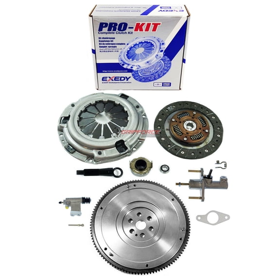 EXEDY CLUTCH PRO-KIT KHC08+MASTER & SLAVE+FX FLYWHEEL FITS 01-05 HONDA CIVIC D17