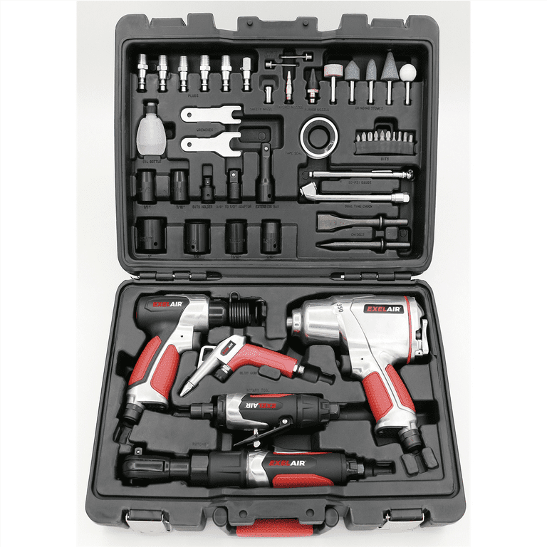 EXELAIR 50-Piece Professional Air Tool Accessory Kit by Milton EXELAIR 50-Piece Professional Air Tool Accessory Kit by Milton