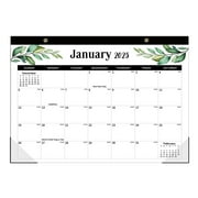 EXERAUO Desk Calendar 2025, 18 Months 17" x 12" Desktop Calendar from JAN 2025 - JUN 2026, Wall Calendar for Planning and Organizing in Your Family, School or Office
