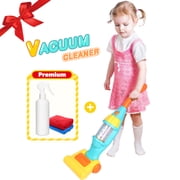 Kids Vacuum Cleaner Toy Set, Toy Vacuum Cleaner With Light Realistic Sounds & Whirling Stars, Pretend Role Play Household House Keeping Cleaning Play Set Learning Toys For Kids Toddlers Girls Boys Toy
