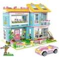 thumbnail image 1 of EXERCISE N PLAY Kith Friends House Building Blocks Toy, 1009 Pieces, Great Gift for Kids 6-12, 1 of 9