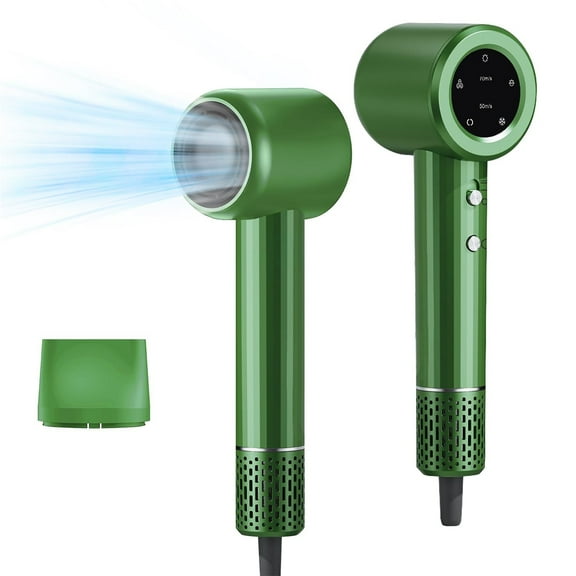 EXF Hair Dryer - 110000 RPM High- Motor Negative Ionic Blow Dryer  with Magnetic Nozzle&LED Display