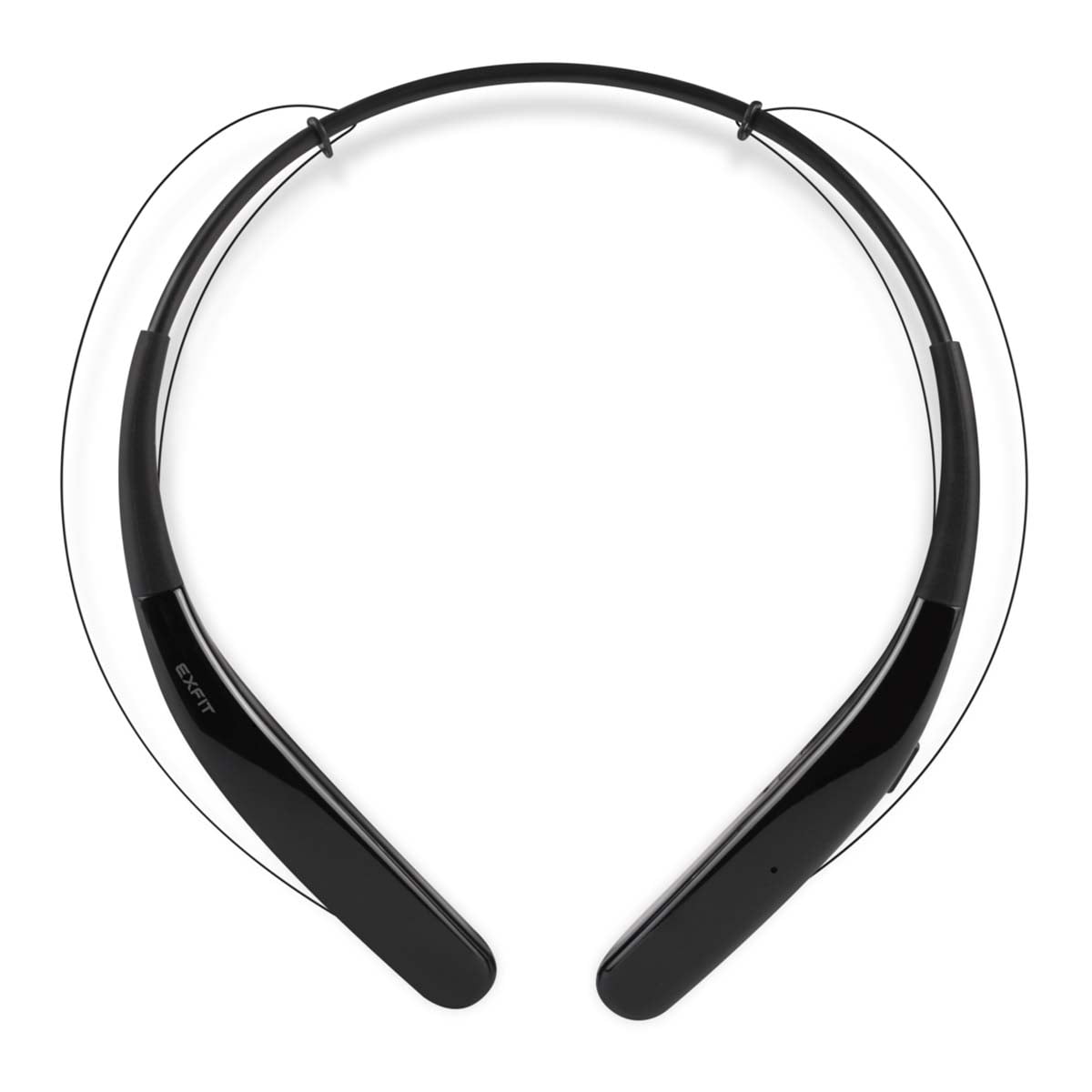 EXFIT BCS-100 BLUETOOTH WIRELESS HEADPHONE - BLACK