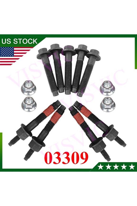 EXHAUST MANIFOLD BOLTS Kit 03309 For Jeep 5.7L V8 Engnie Chrysler Dodge Ram