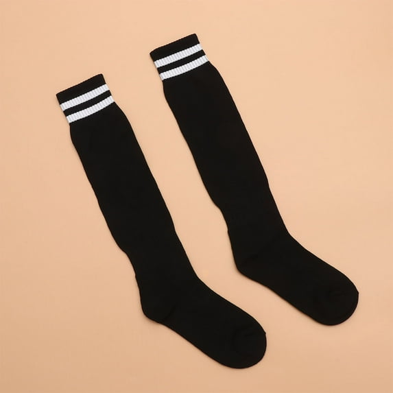 EXHUMKY Athletic High Knee Socks for Football and Sports, Comfortable Fit, Breathable Performance Socks, 1 Pair