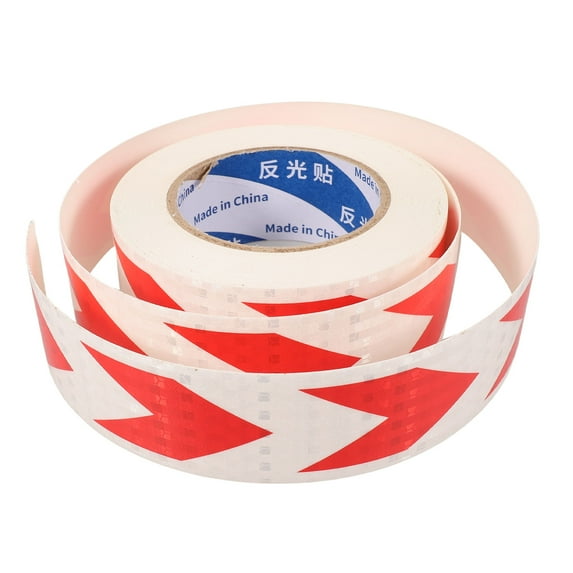 EXHUMKY Warning Streamer Reflective Safety Tape White 1 Roll