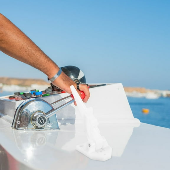 EXHUMKY 1 Set Boat Navigation Instruments Universal Speedometer Kit Portable White Stainless Steel Abs