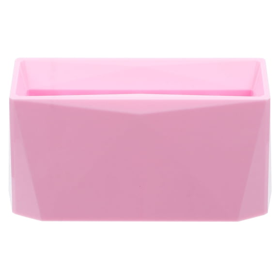 EXHUMKY Tweezers Case Acrylic Pink Eyelash Extension Storage Box 1Pack 6.1x2.9x2.6in