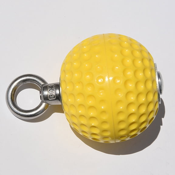 EXHUMKY 1 Set Weight Lifting Grips Hand Grippers Yellow Steel for Home Gym