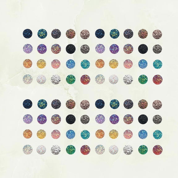 EXHUMKY Flat Back Round Resin Patch Assorted Color 100Pcs 0.5In