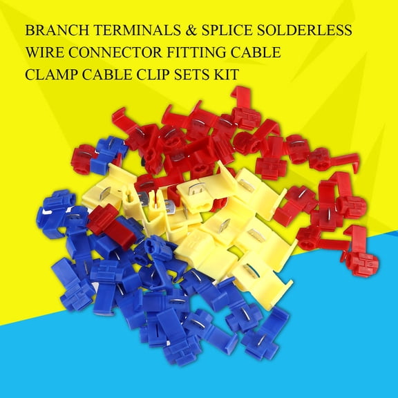 EXHUMKY 100Pcs Electrical Connectors Kit for Installation and Control Technology