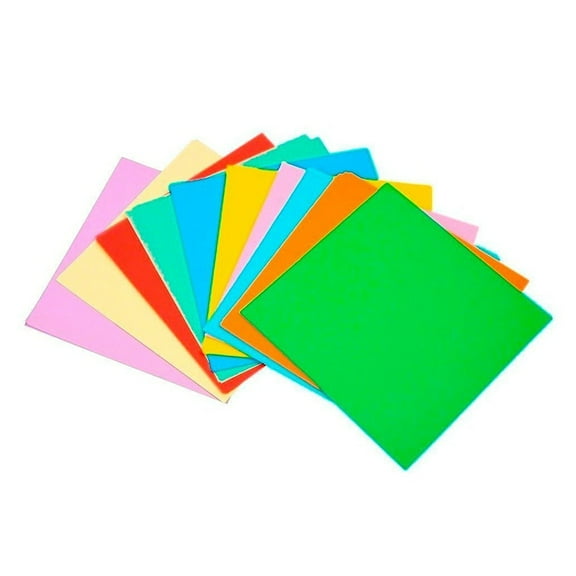 EXHUMKY 100Pcs Multicolor Construction Paper for Kids and Art Enthusiasts