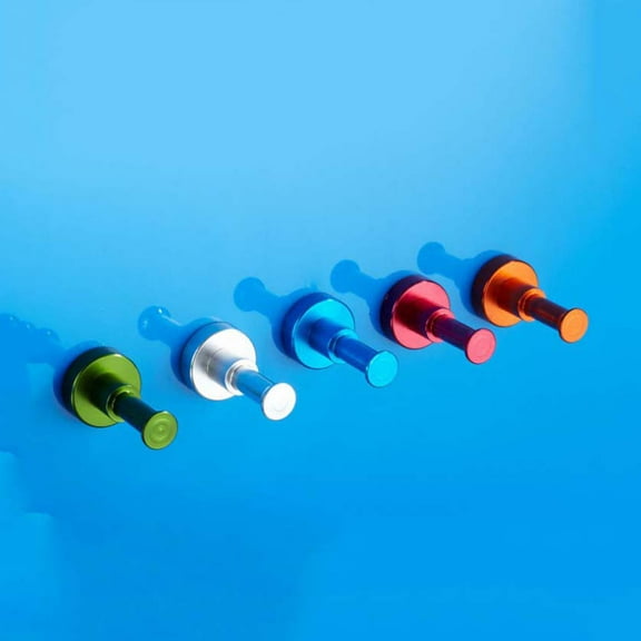 EXHUMKY 10Pcs Decorative Wall Hook Corrosion Resistance Random Color For Home Decoration