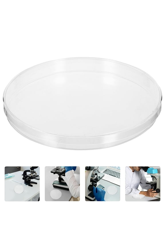 10Pcs Lab Petri Dishes Assorted Colors Clear Plastic Plates for Science Experiments