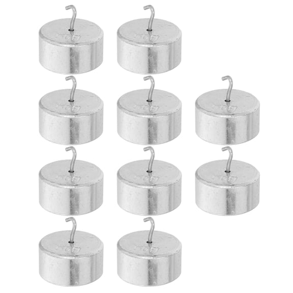EXHUMKY Precision Calibration Weights Iron Plated Silver for Home Exhumky 10Pcs