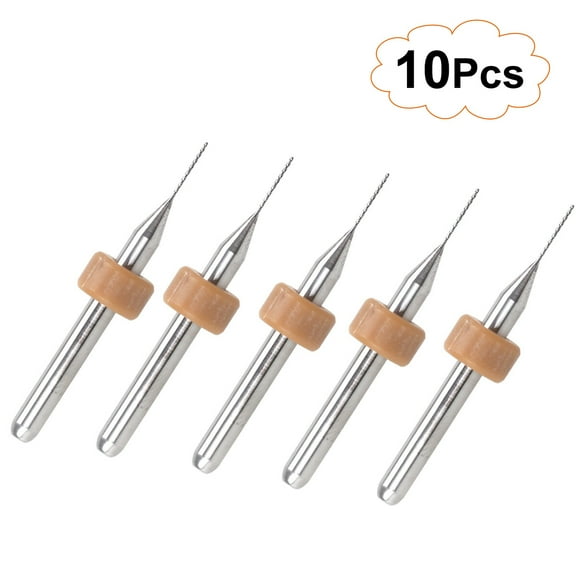 EXHUMKY 10Pcs Nozzle Cleaning Kit Tungsten Steel Drill Bits for 3D Printer Nozzles