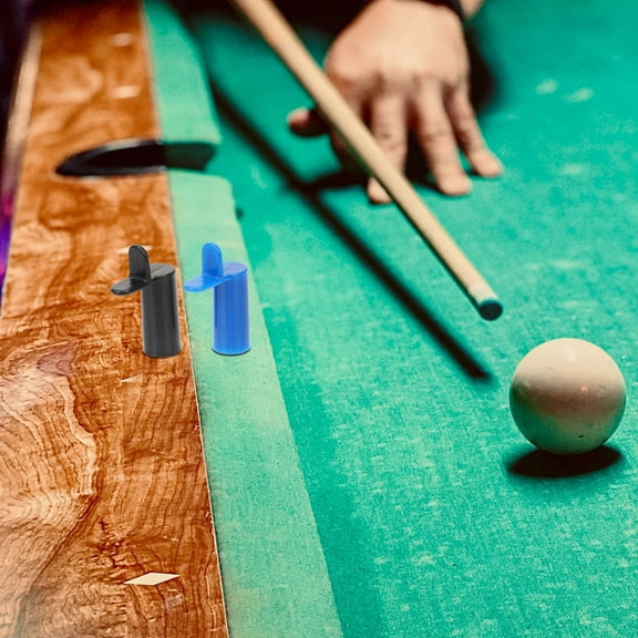 EXHUMKY 10Pcs Shaped Pool Stick Accessories with Adjustable Height Feature