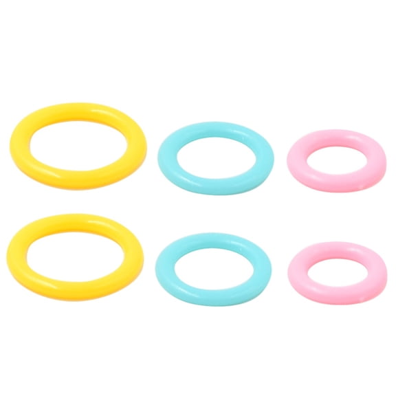 EXHUMKY 120Pcs Assorted Color Knitting Accessories Lock Stitch Markers for Sweater Crochet Use