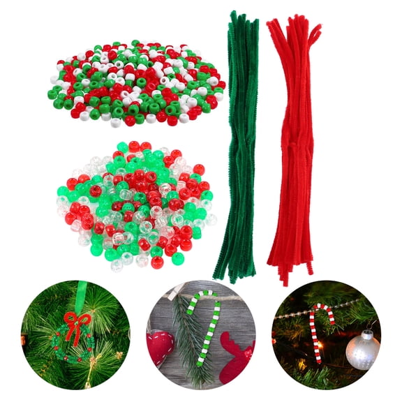 EXHUMKY Beaded Materials Assorted Colors Plastic for DIY Bracelets and Accessories