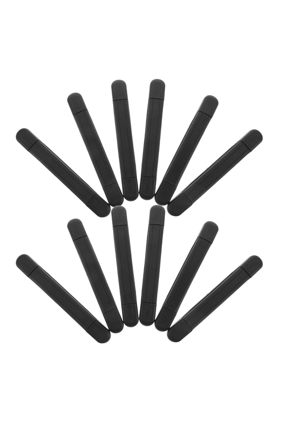 12Pcs Travel Carry Handles Black Plastic Replacement for Suitcase and Backpack