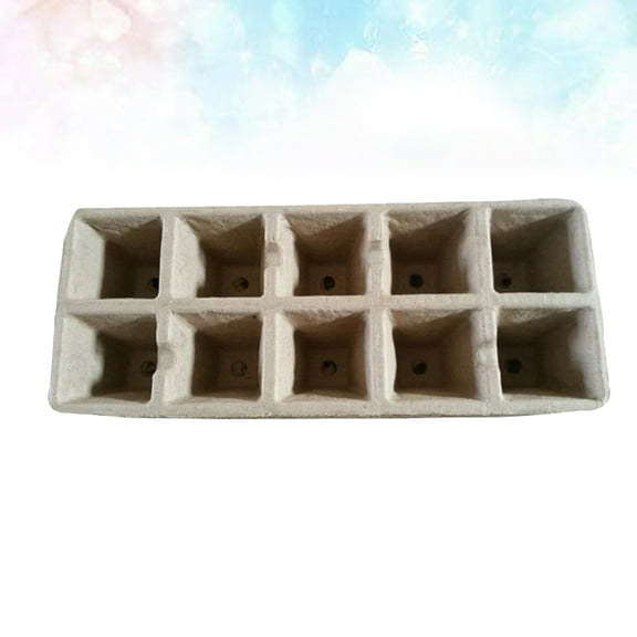 EXHUMKY 13Pcs Garden Germination Nursery Pot for Seedling .9x3.1in