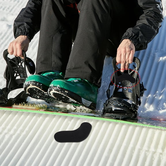 EXHUMKY 18pcs Shoes Lift Pad Boot Ankle Padding Black for Skiing and Snowboarding Winter Sports