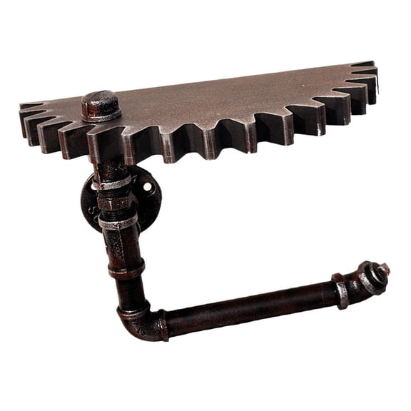 EXHUMKY 1Pack Gear Design Ornament Shopping Mall Wall Art 11.8x5.3x0.8in