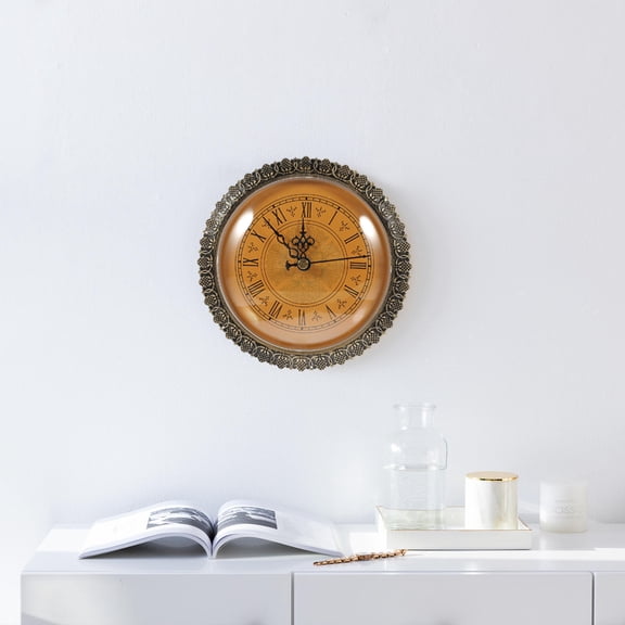 EXHUMKY Replacement Clock Face Insert Clock Insert Metal DIY Enthusiasts 1Pcs