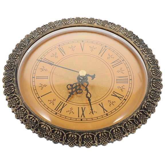 EXHUMKY Replacement Clock Face Insert Clock Insert Metal DIY Enthusiasts 1Pcs