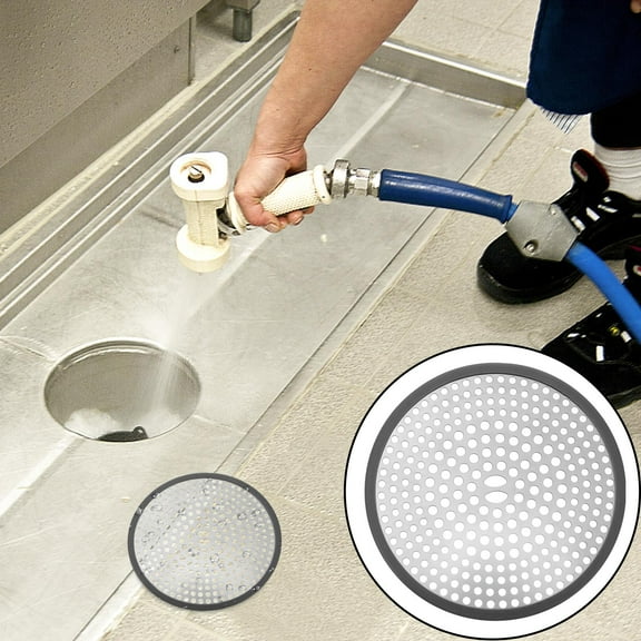 EXHUMKY Stainless Steel Bathroom Floor Drain Cover with Anti-Clog Feature, Rust-Resistant, and Easy to Clean