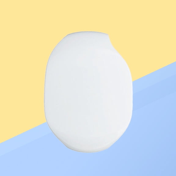 EXHUMKY 1Pack White PC ABS Automatic Roll Earphone Headset Cable Winder Organizer 2.9 x 2.2 x 1Inch