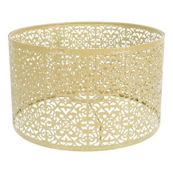 EXHUMKY 1Pcs Chic Hollow Out Iron Lampshade for Bedroom and Living Room 9.8x5.9in