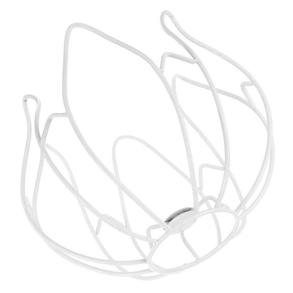 EXHUMKY 1Pcs Metal Lamp Shade Frame Vintage Wire White Unique Shape for Houseowners 20.00X20.00X18.00in