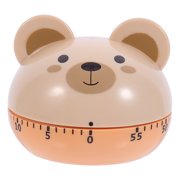 EXHUMKY 1Pc Khaki Time Reminder Timer for Students and Cooking with Manual Countdown
