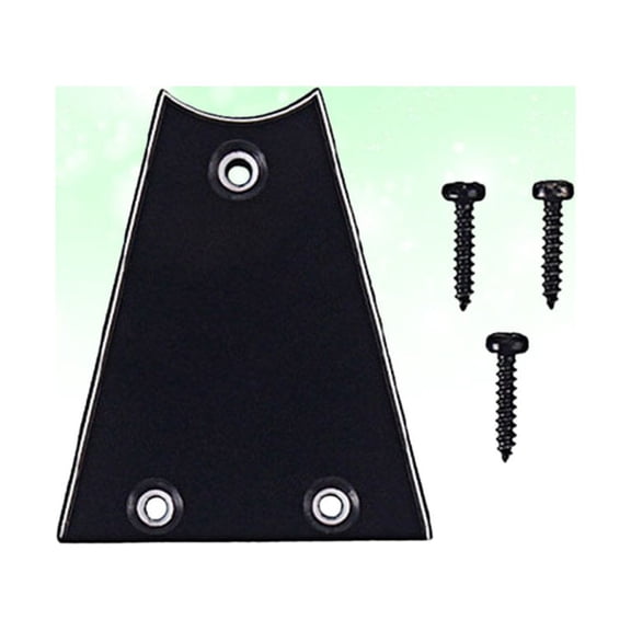 EXHUMKY 1Set 3 Ply Construction Truss Rod Cover for Bass Guitar Neck Plate Replacement