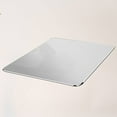thumbnail image 1 of EXHUMKY 1Set Aluminum Alloy Mouse Pad Silver Rectangular for Home Use Office Work Gaming 11.8x6.7x0.1in, 1 of 8