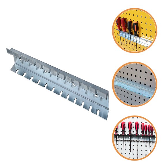 EXHUMKY Pegboard Screwdriver Holder Steel for Workshop Storage 1Pack