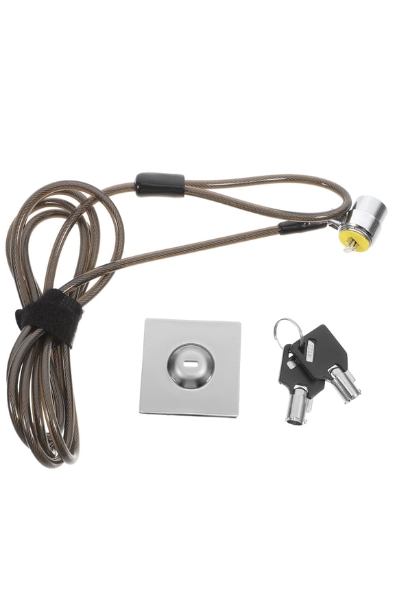 Computer Lock, Black, Durable Zinc Alloy, Ideal for Laptops Notebooks, Easy Key Access