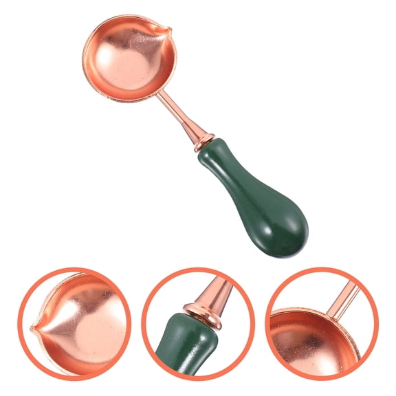 EXHUMKY 1Set Vintage Wax Melting Spoon for present Giving Family Members and Friends
