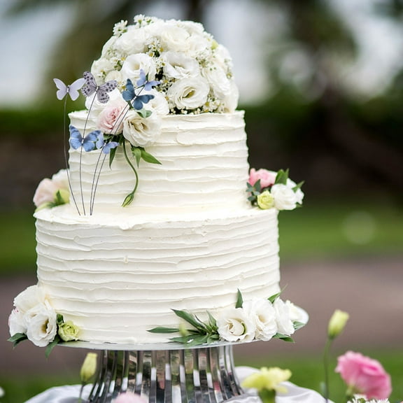 EXHUMKY 2Sets Cake Supplies Black Color for Dessert Table Decoration and Party Events