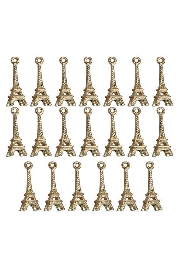 20Pcs Charm Pendant Set Golden Alloy Fine Workmanship for Jewelry Making