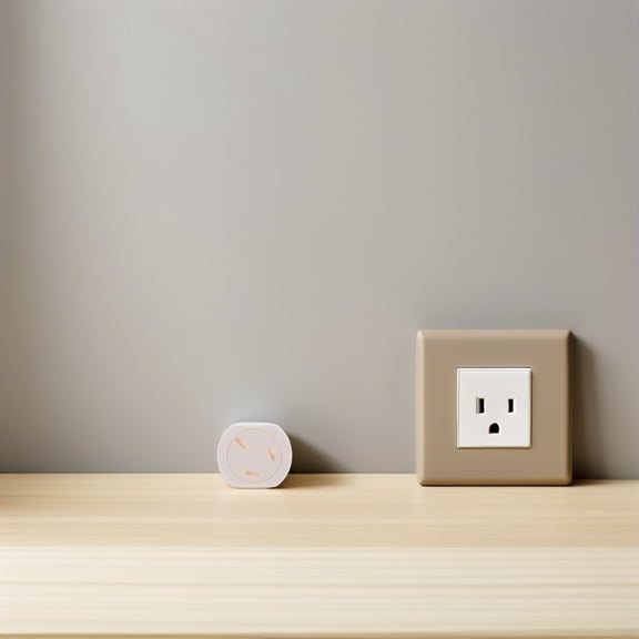 EXHUMKY 20Pcs Childproof White Socket Covers with Automatic Closure for Safety