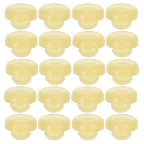 EXHUMKY 20pcs Car Brake Pedal Stopper Pad Rubber Buffer for Clutch Brake
