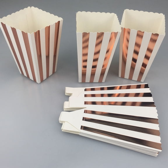 EXHUMKY Popcorn Containers for Party 24Pcs 4.5 x 2.8 x 2in