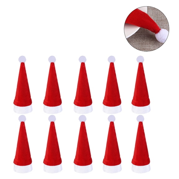 EXHUMKY Red Flannel Christmas Silverware Holders Festive Holiday Table Decor Ornaments Party Accessories
