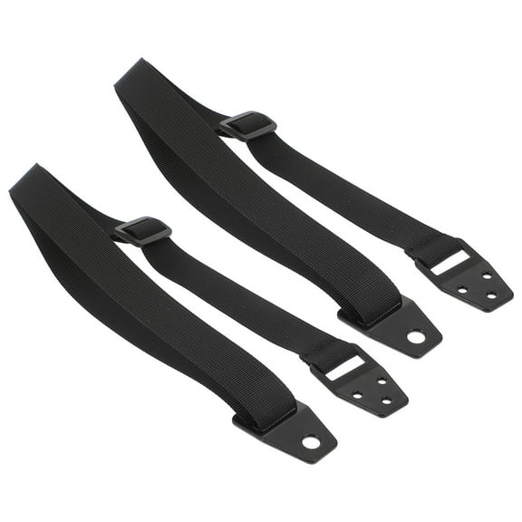EXHUMKY 2Pcs Home Furniture Safety Strap Black Adjustable TV Anti Drop Fixing Strap